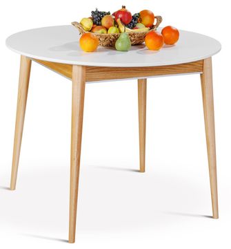 Стол Арека К1200 (бук/тон 1/тон подстолья 2/ножка 8)  120х120(150)