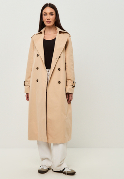 Тренч двубортный