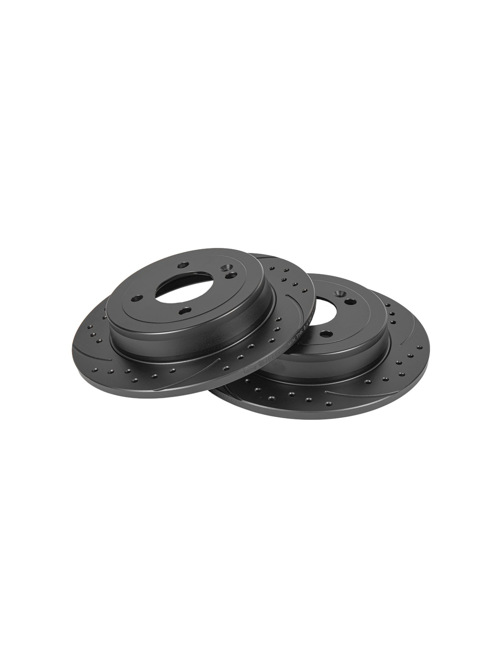 Диск тормозной задний перфорированный PRO-LINE с покрытием (комплект 2 шт) HYUNDAI SOLARIS (10-)/KIA RIO III GANZ GIJ06001S