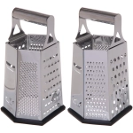 Терка 6-ти сторонняя 22*12*10,5см, силиконовое основание