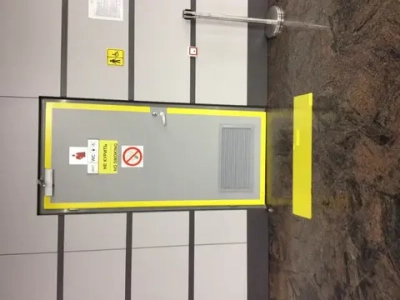 Желтая лента для маркировки и разметки 50 мм, рулон 33 м