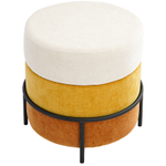 Пуф norunn, шенилл, тыквенный