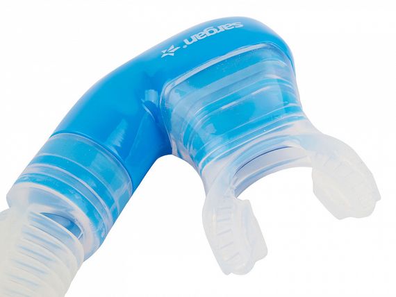 Трубка детская Sargan Максима юниор прозрачный/синий