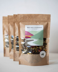 Иван чай с клубникой в крафт пакете