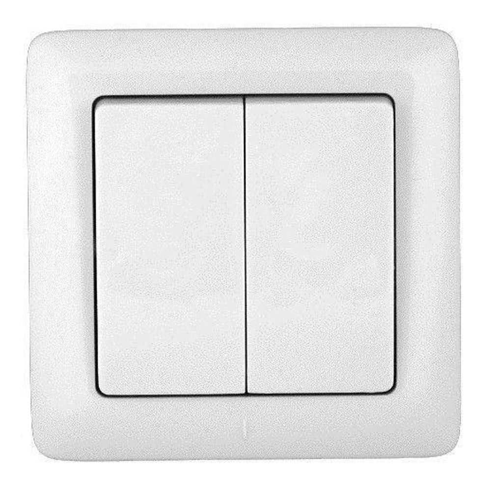 Выключатель 2-кл. СП Хит 6А IP20 250В бел. SE VS56-234-B Выключатель 2-кл. СП Хит 6А IP20 250В бел. SE VS56-234-B