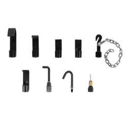 WDK-65019  Обратный молоток с комплектом аксессуаров в металлическом кейсе.