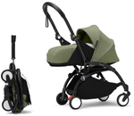 Коляска Stokke YOYO3 Newborn Pack рама чёрная Black 2 в 1 Olive