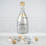 AN 36" Шар-фигура Шампанское Новый год 92 см (БГ-40)