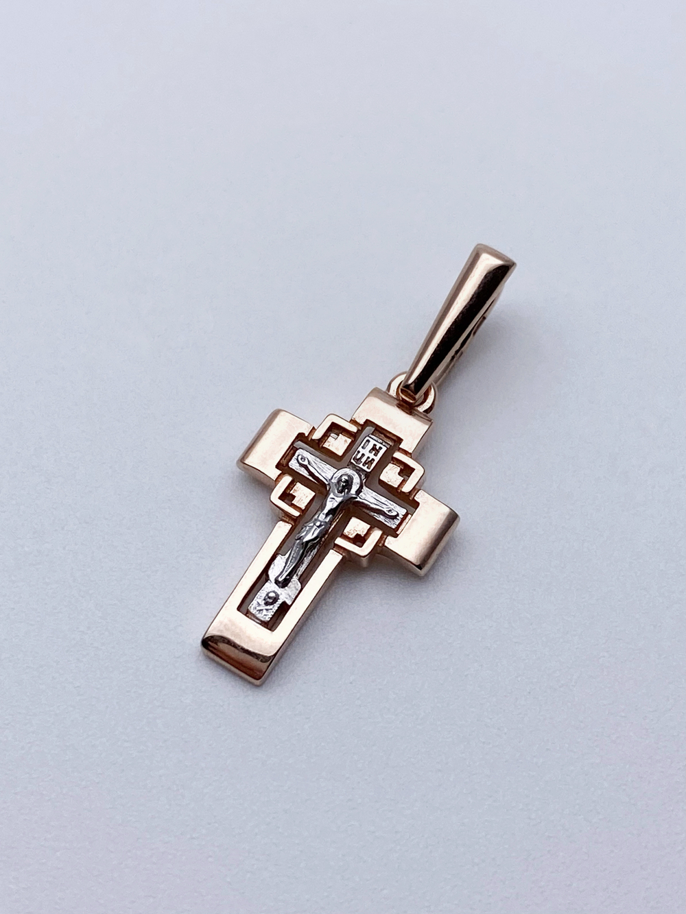 Крест ПР-215 ПЗ рд (Ag 925)