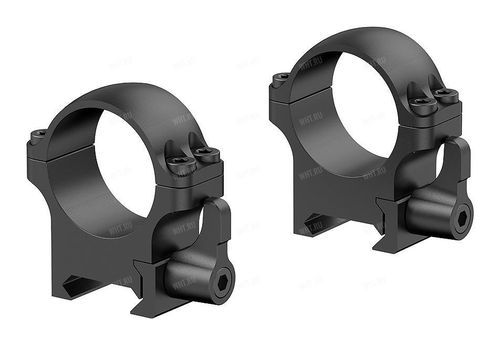 Кольца быстросъемные VECTOR STEEL Low на базу Picatinny | Weaver, ø30 мм, BH=10,4 мм