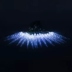 Гирлянда Сосульки 4 м., Белые 16 см., 24В, 16 LED, провод прозрачный ПВХ, IP54, LTC (IC16.16-10-1W)