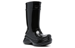 Balenciaga Crocs X Balenciaga Patent Finish Boots "Black" Women"s