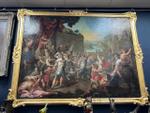 Антикварная картина «Похищение сабинянок»