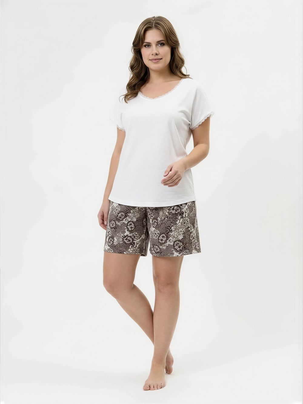 Пижама Луна-2 Виотекс МОЛОЧНЫЙ