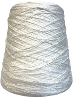 Пряжа на бобине (Италия)95% хлопок с пайетками 5% п/л 100г-450м 360г