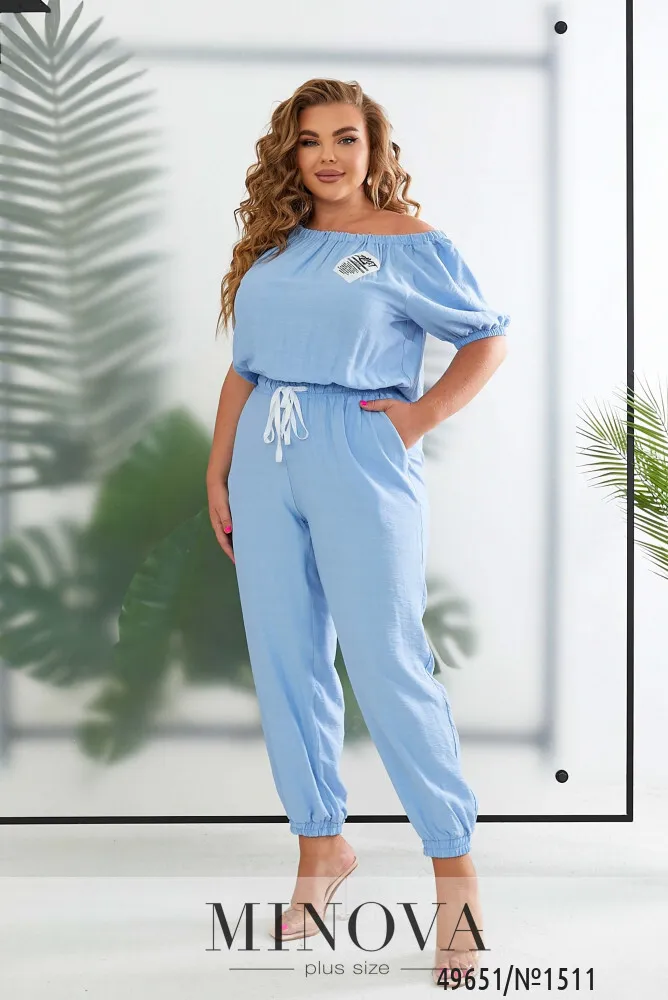 Комбинезон 1511-голубой Minova