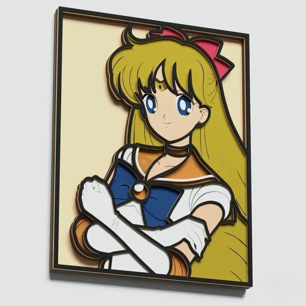 3D Картина по номерам из дерева Сейлор Венера, 23x30 см