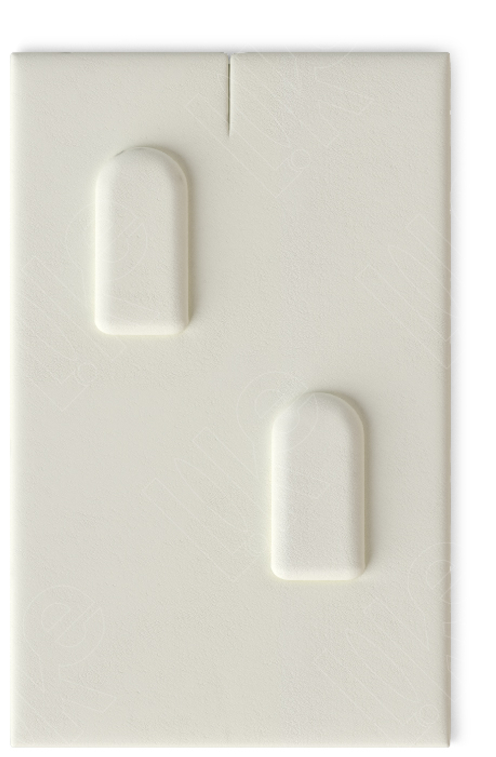 Вкладыш 13/наклонный/для 2 колец/2 вертикальных язычка/прорезь для нитки