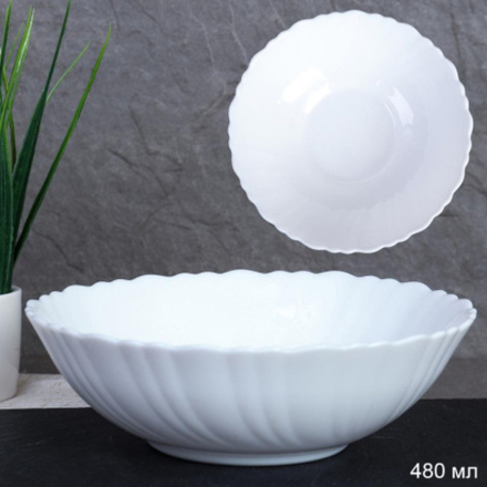 Салатник 480 мл 155 мм Классика тарелка глубокая / O302006CE (WHITE) /уп 36/