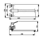 Смеситель для ванны Haiba HB22818-7 длинный излив черный