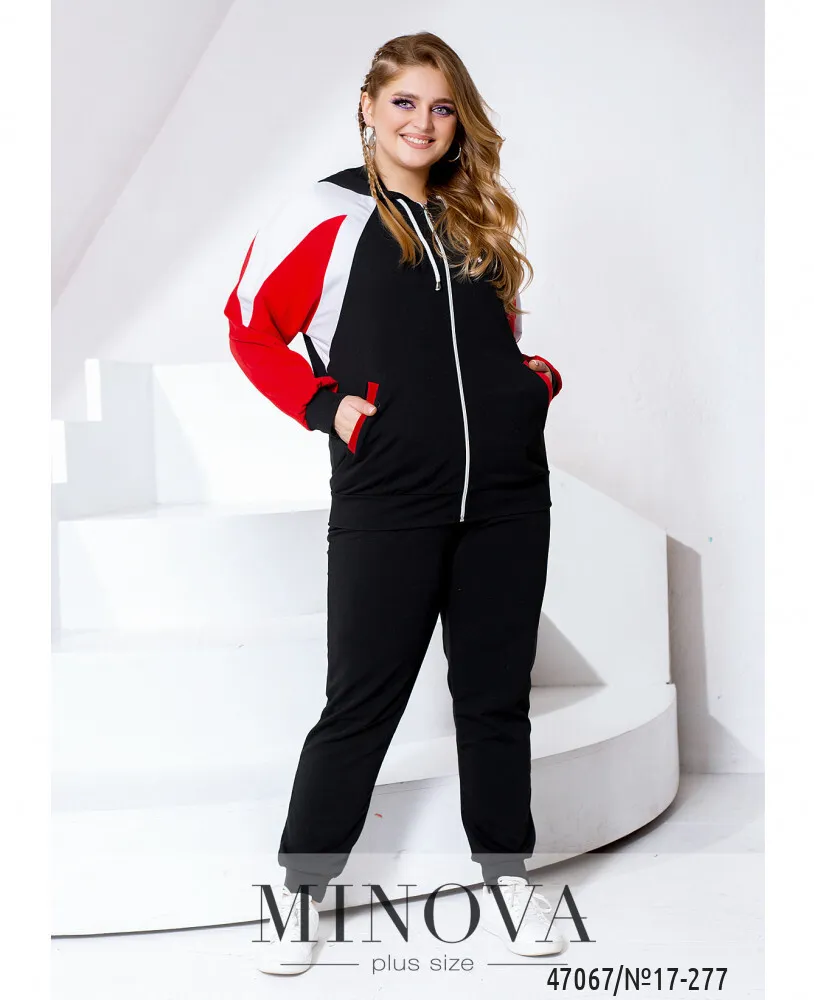 Костюм 17-277-красный-черный Minova