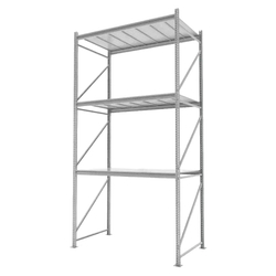 Стеллаж СФМ 3000х2000х1000 (3 яруса с настилом) Zn