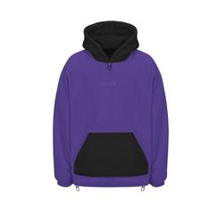 Худи SHADOW Fleece Combo, фиолетов/черный