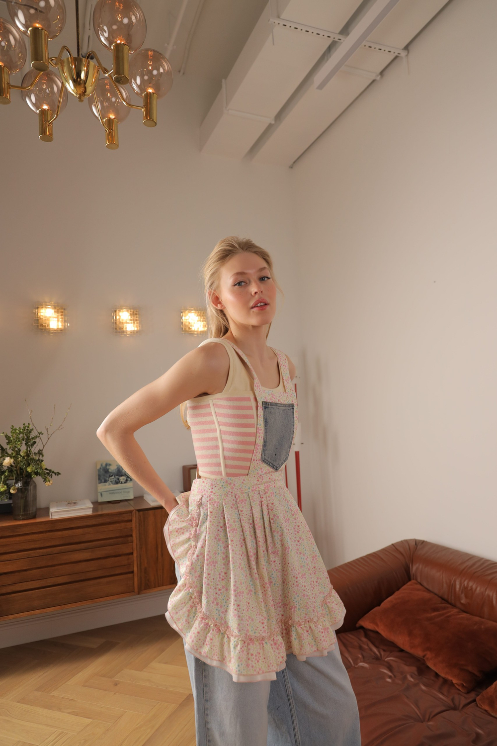 Фартук с карманом