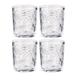 НАБОР СТАКАНОВ ИЗ 4 ШТ. "FLORA" 350 МЛ/10 СМ