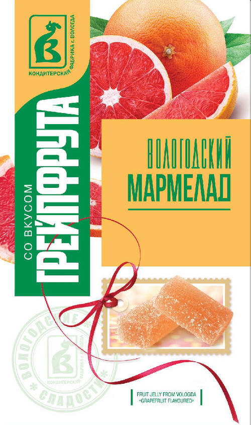 Мармелад Грейпфрут 240 гр.