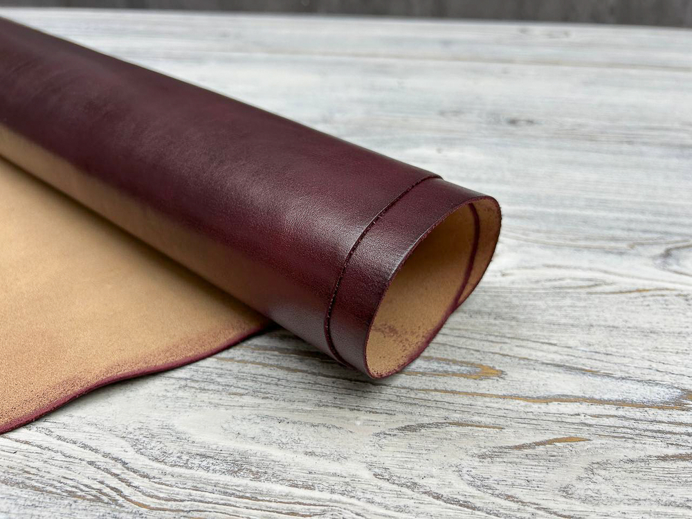 Nike Extra Bordeaux (1,3-1,5 мм) цв. Бордовый, натуральная кожа