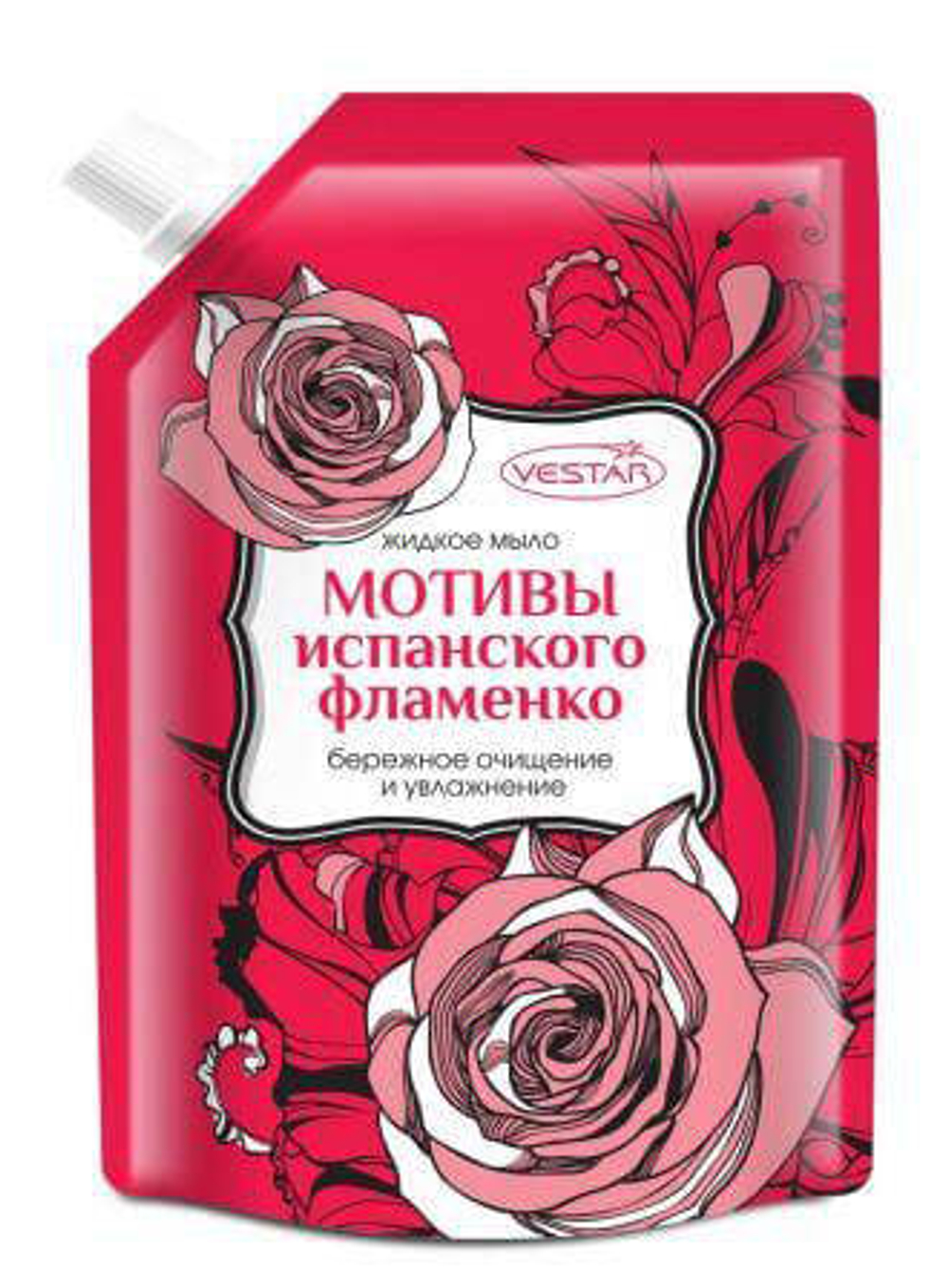 Мыло жидкое Vestar Мотивы фламенко 0,8 л.
