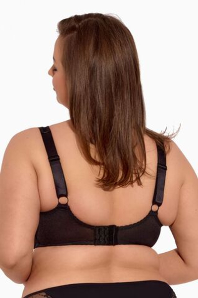 Бюстгальтер Camilla с мягкой +size чашкой (Размер: 85L) (Цвет: черный)