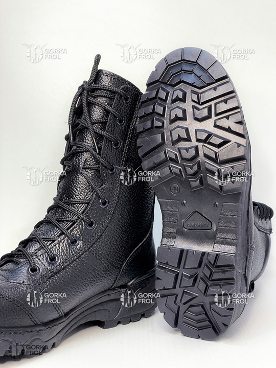 Ботинки армейские с высокими берцами 0420 «Urban» Черные