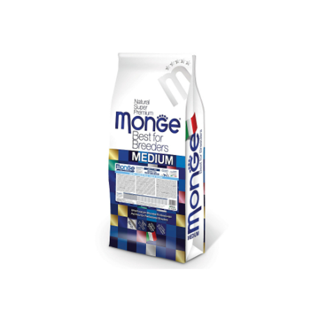 Сухой корм для щенков средних пород Monge Dog PFB Daily Line Medium Puppy&Junior 29/18 15кг