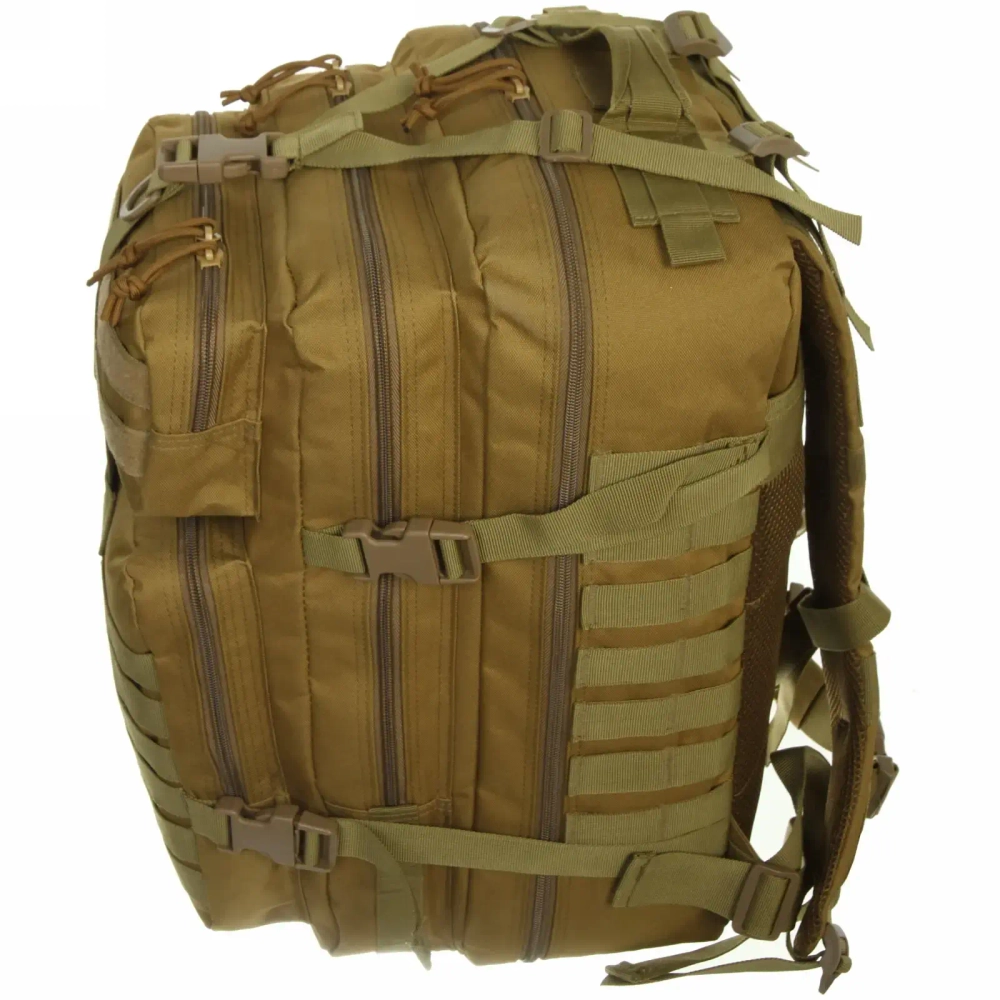 Рюкзак туристический 40л, цвет песочный,D3