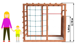 Детский игровой комплекс Р929 Можга красная звезда