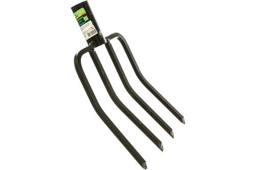 63833 Вилы 4-х рогие, огородные, 185х270мм, без черенка  Сибртех