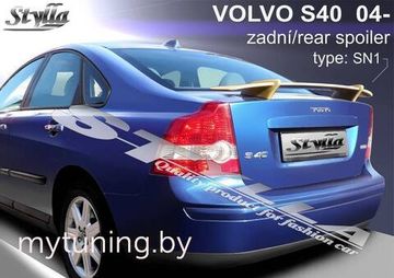 Спойлер на багажник для Volvo S40
