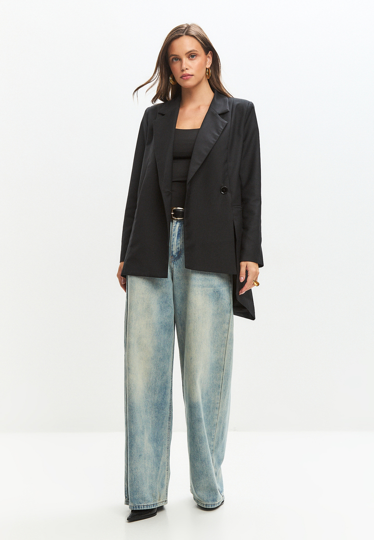 Жакет ассиметричного кроя