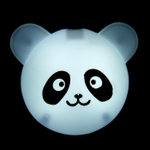 1010895 Ночник "Панда" с датчиком освещенности, 4_LED х 1 Вт, 9 см (220В) белый