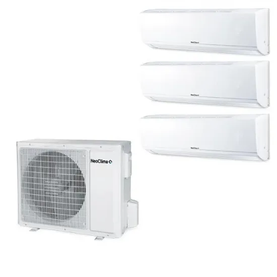 Мультисплит система на 3 комнаты NeoClima NS-07W / NS-09W / NS-12W / NUM-24Q3