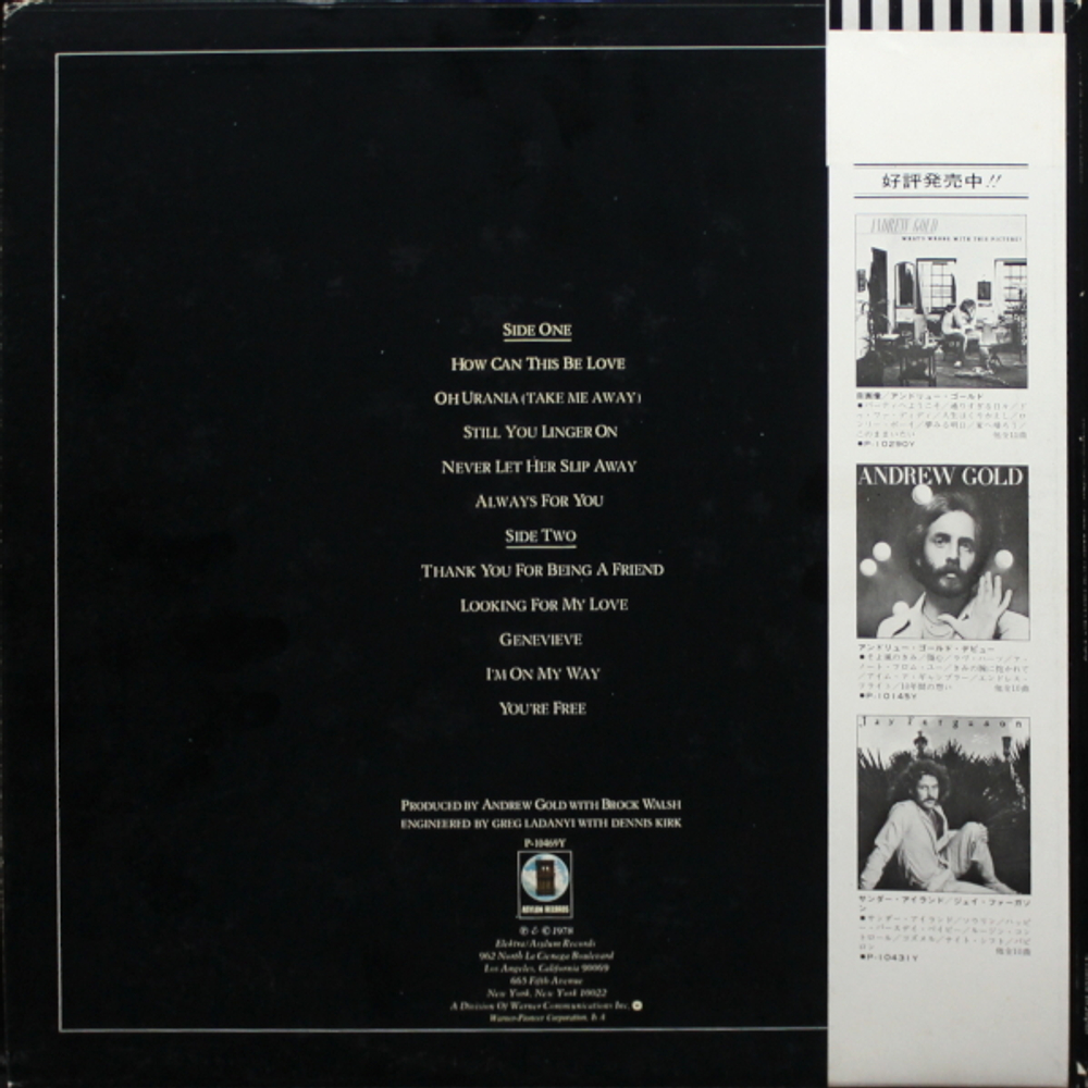 Andrew Gold / All This And Heaven Too (LP)