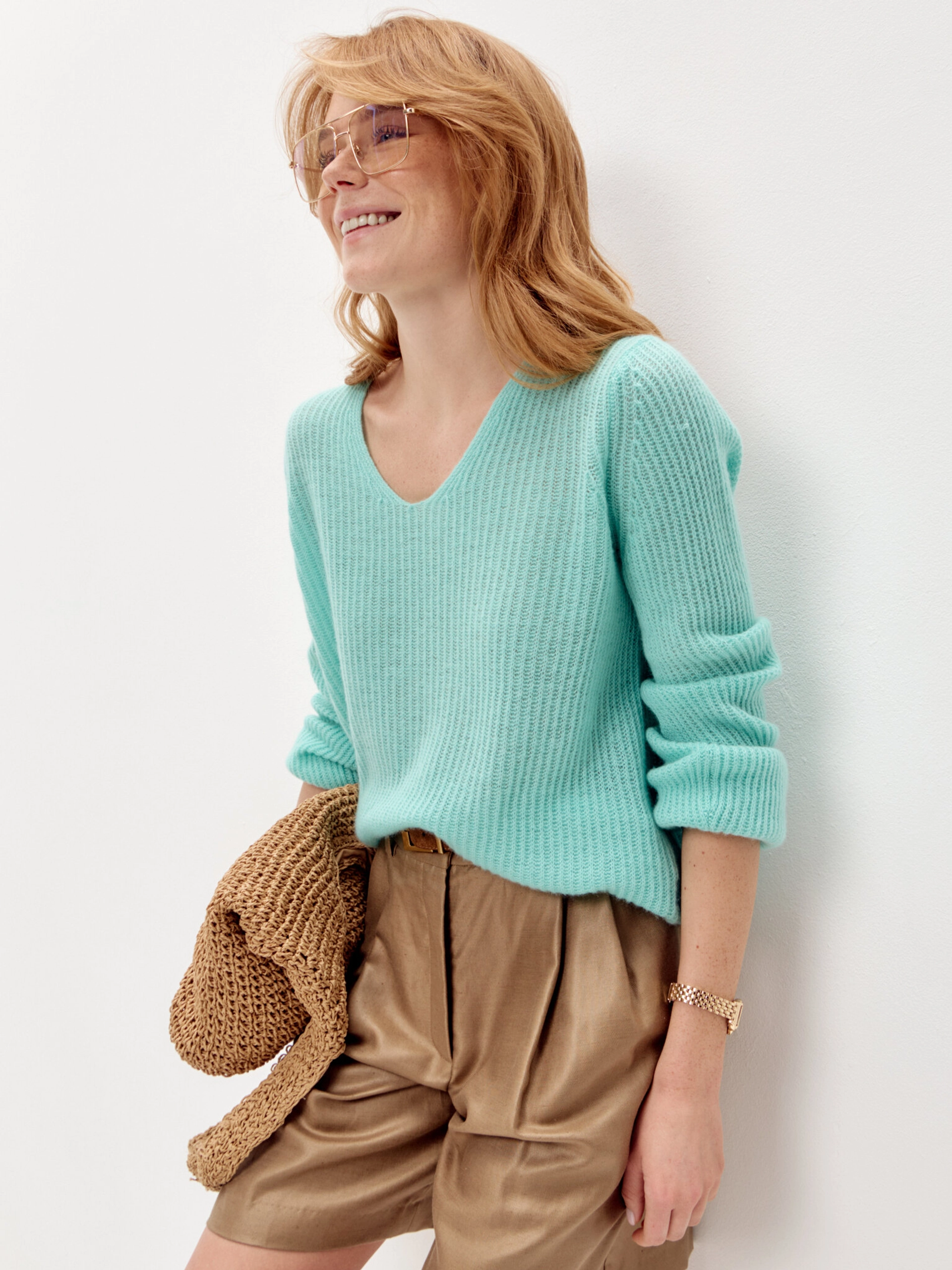 Льняные шорты