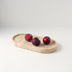 Поднос Travertin, 30х15 см