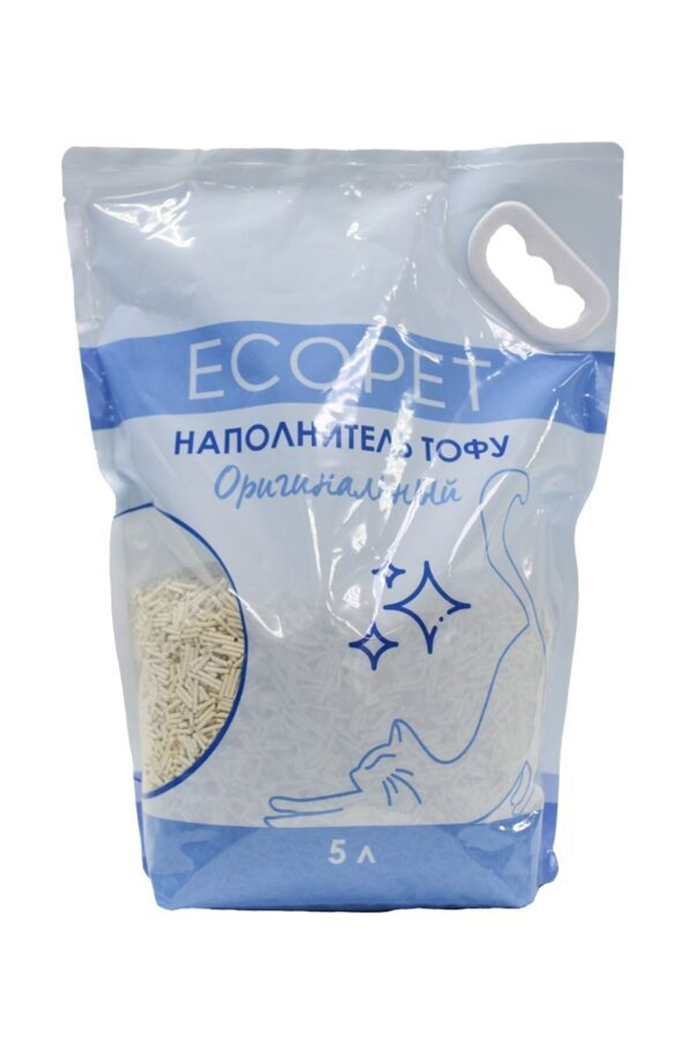 ECOPET Наполнитель для кошачьего туалета Тофу оригинальный, 5 л