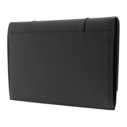 Balenciaga Calfskin Clutch Women"s Black