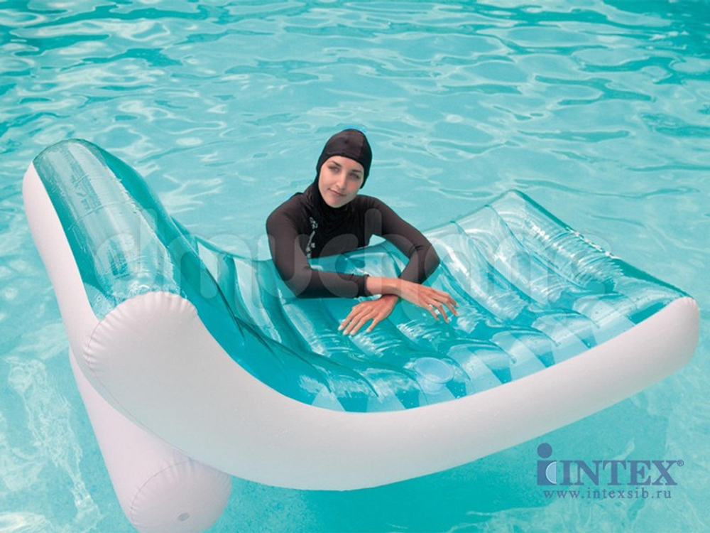 Надувной матрас-шезлонг 188х99 см.