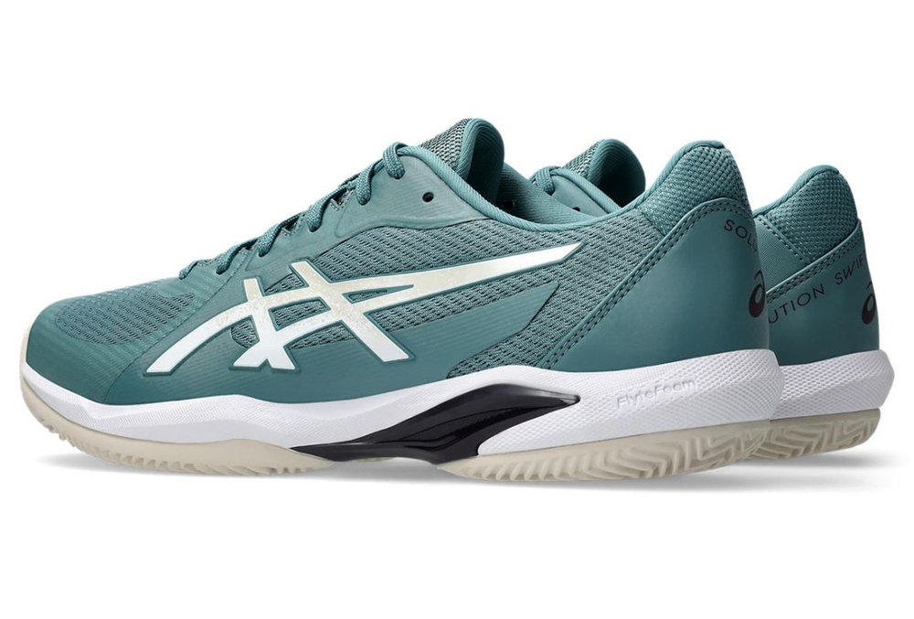 Мужские кроссовки теннисные Asics Solution Swift FF 2 Clay - foggy teal/oatmeal