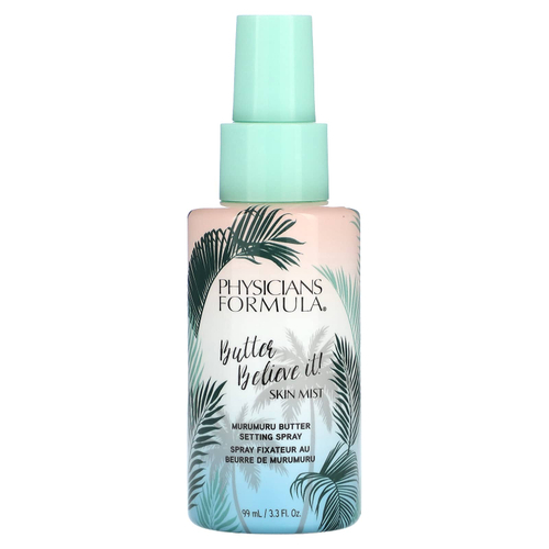 Physicians Formula, Butter Believe It, Skin Mist, спрей для фиксации кожи, с маслом мурумуру, 99 мл (3,3 жидк. унции)